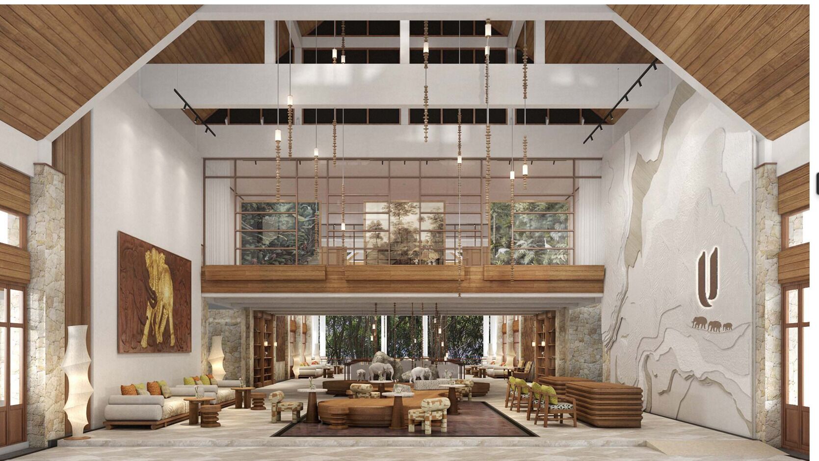 Lobby sitting area