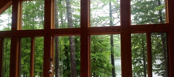 Afsondret Waterfront Lake Cottage i Porter Maine