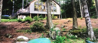 Secluded waterfront cabin in Porter Maine