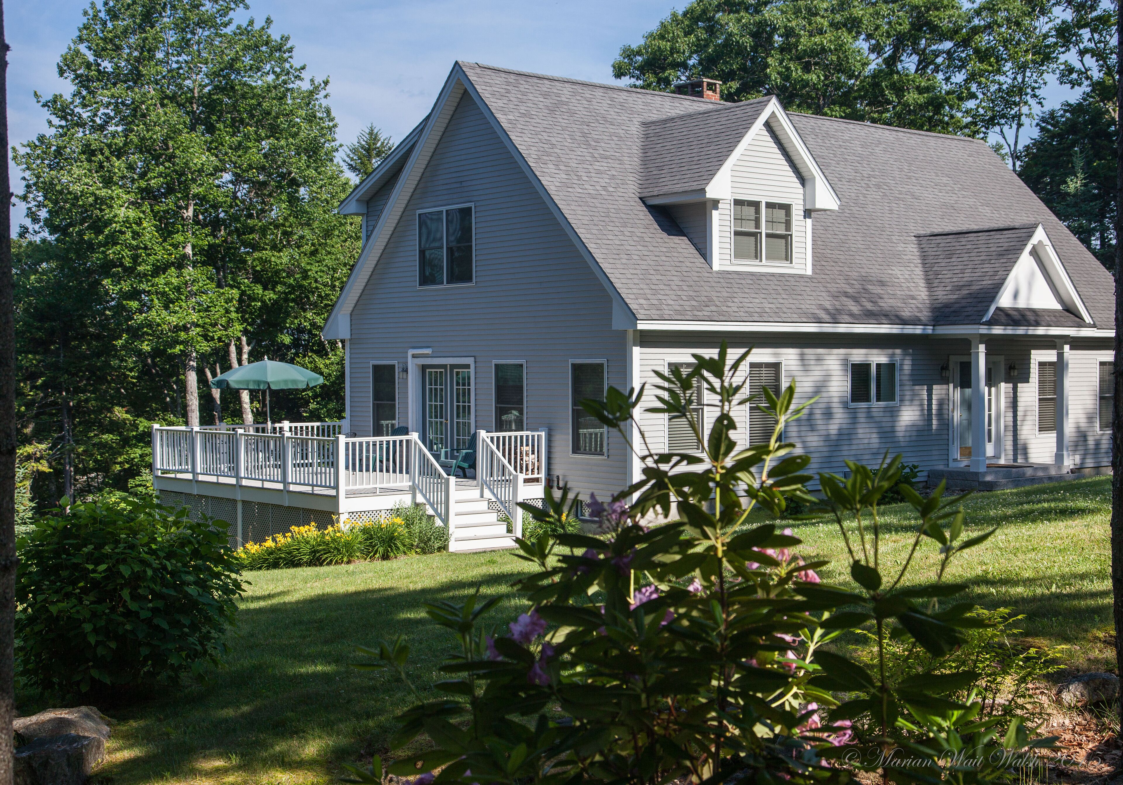 Immaculate Boothbay Region Waterfront Home With Electric Vehicle Charging