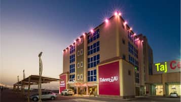 Front of property – evening/night