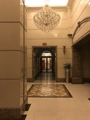 Interior entrance