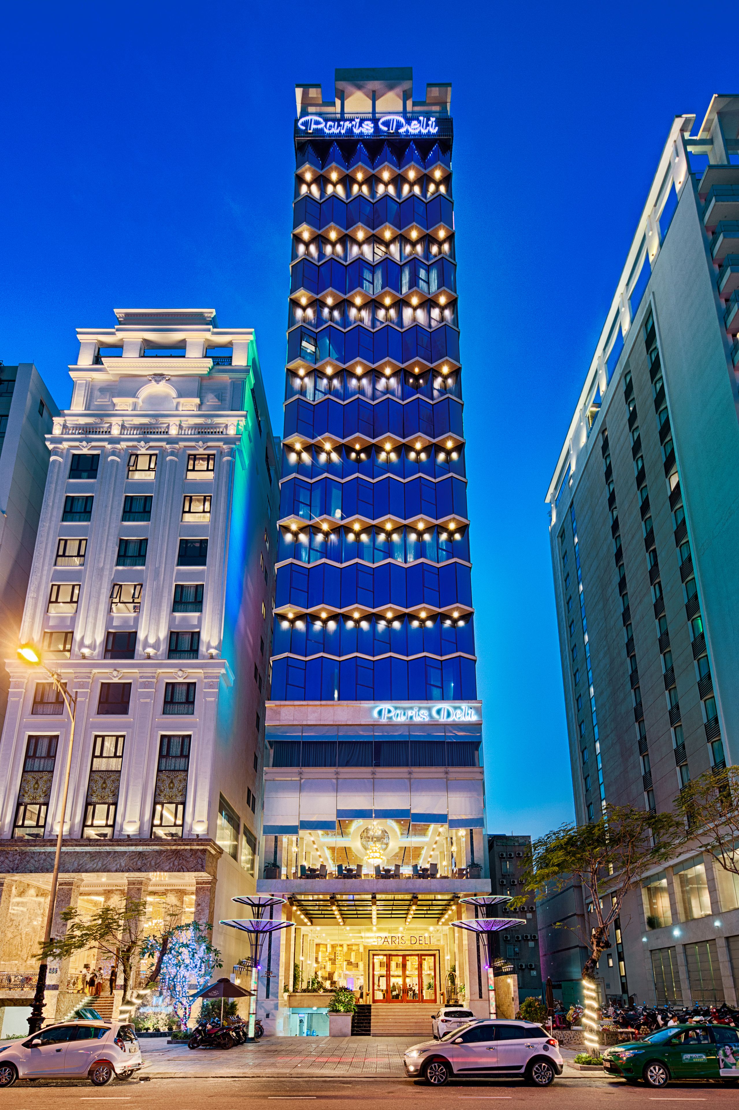 front of property – evening/night