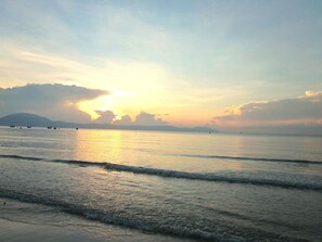 Beach nearby, white sand