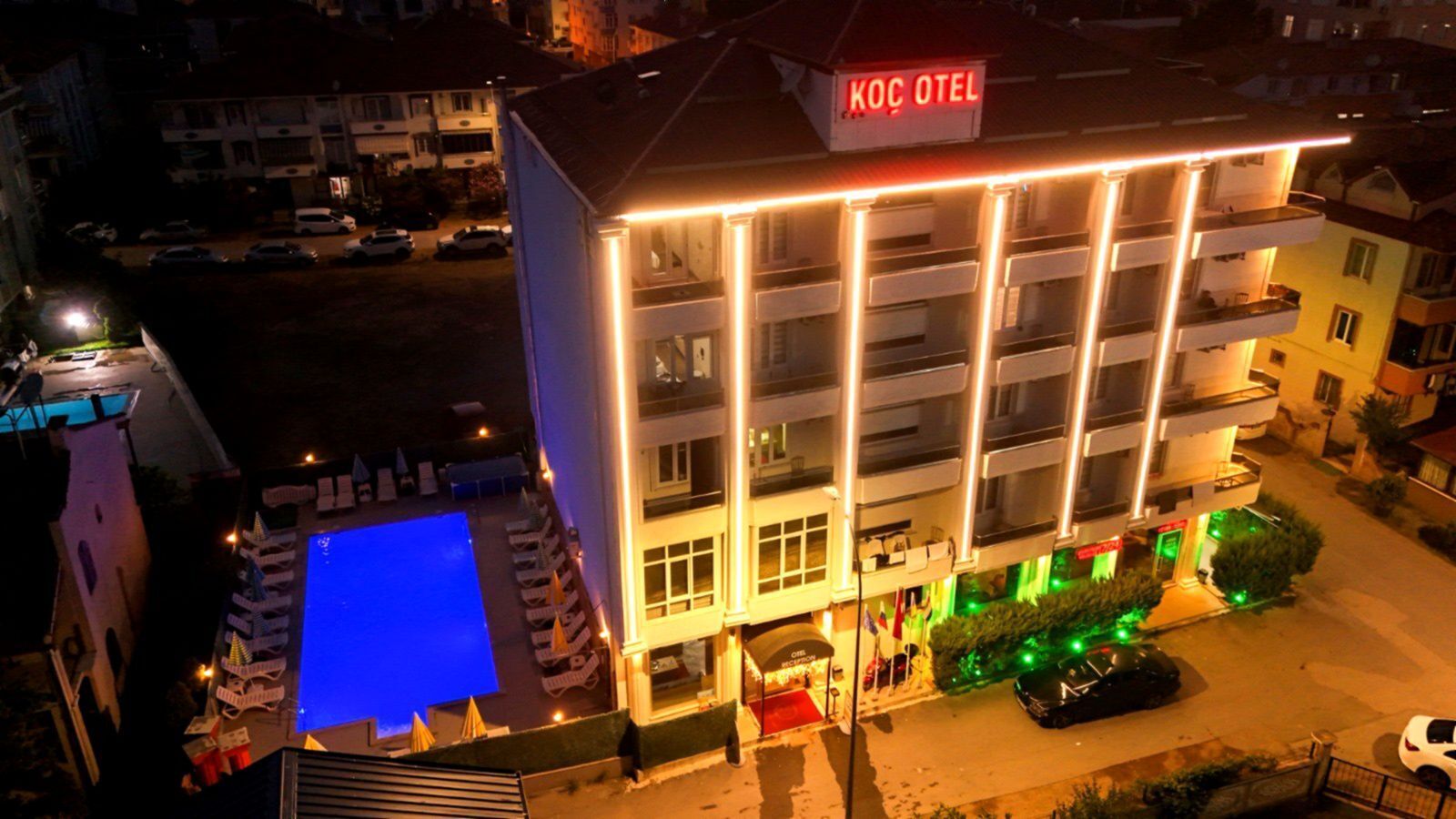 Fachada de la propiedad