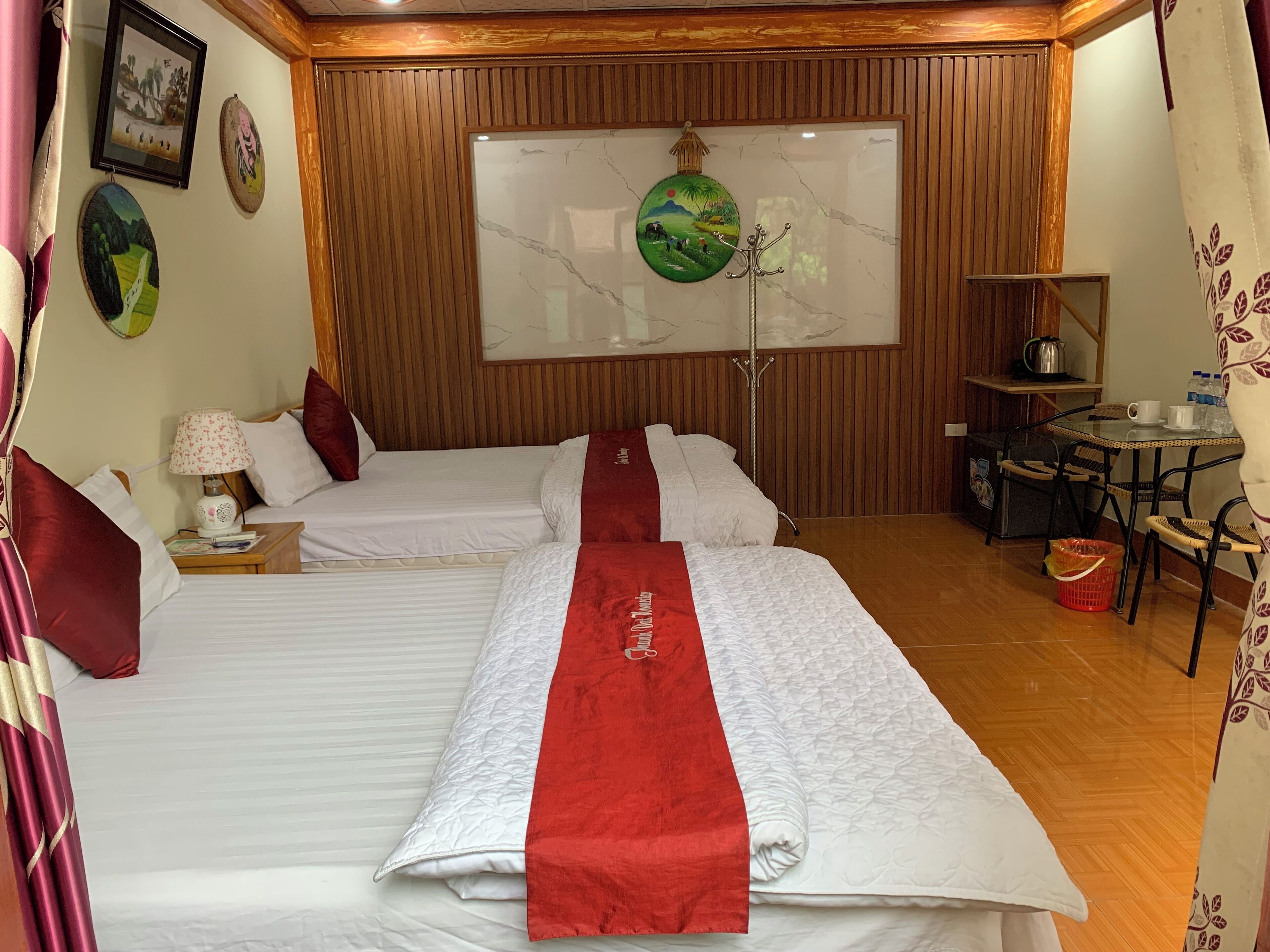 Minibar, desk, blackout curtains, soundproofing