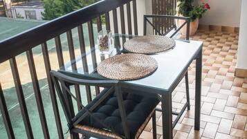 Superior-Apartment, 1 Schlafzimmer, Terrasse, Stadtblick (Martina) | Balkon