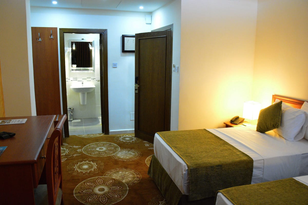 Standard Double or Twin Room, 1 Bedroom, City View | In-room safe, desk, blackout drapes, iron/ironing board (on request)
