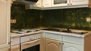 Design Apartment, 1 Bedroom, Smoking, Garden View | Private kitchen - Astoria Apartments (Loipersdorf bei Fuerstenfeld)