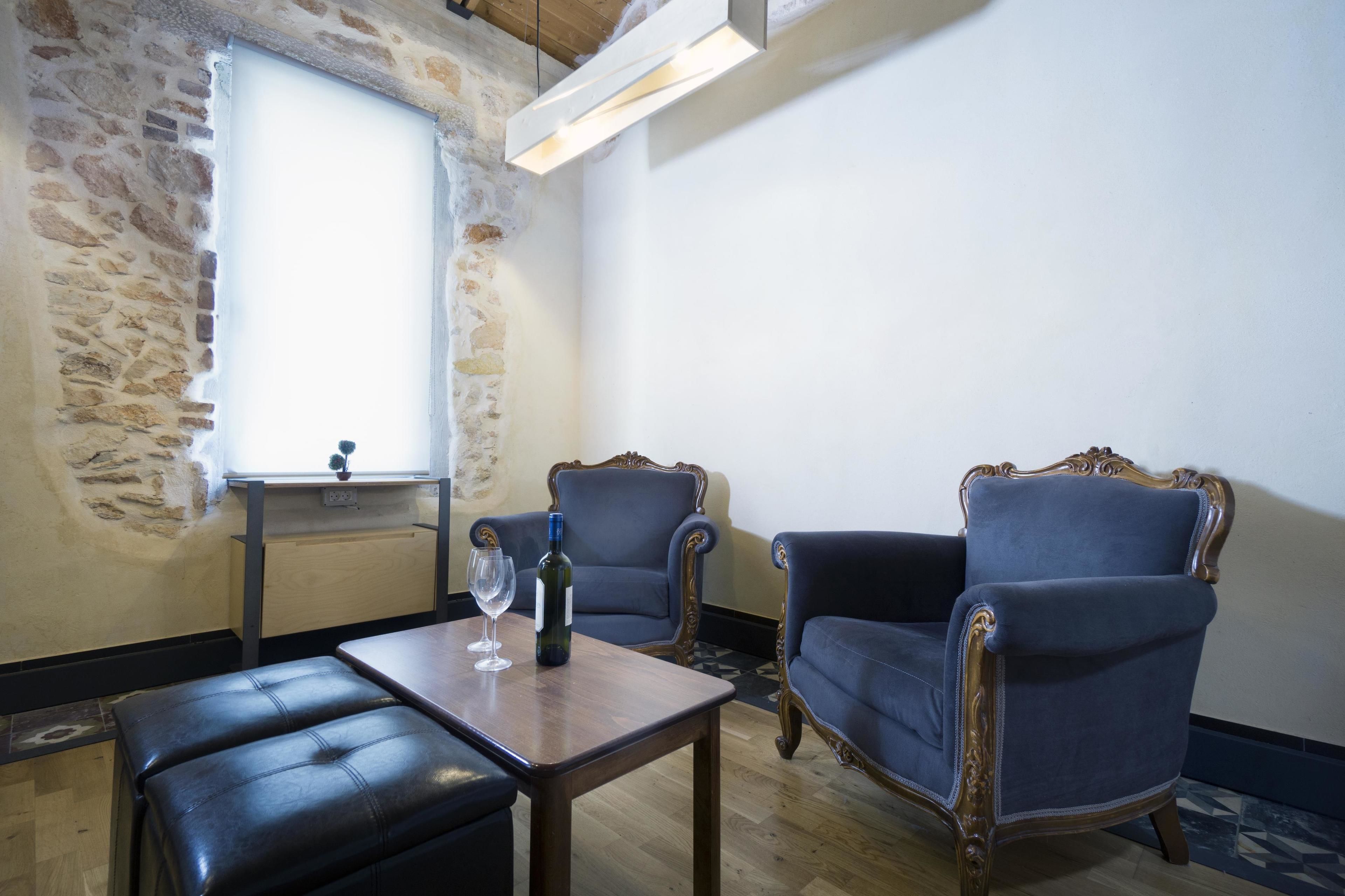 City Studio, Terrace (First Floor) | Living room | 32-inch flat-screen TV with satellite channels, TV