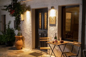 Apartment, 1 Bedroom, Ground Floor (Athinon) | Terrace/patio - Evans House (Chania)