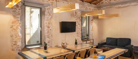 City Studio, Terrace (First Floor) | Living area | 32-inch flat-screen TV with satellite channels, TV