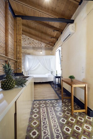 Living area - Evans House (Chania)