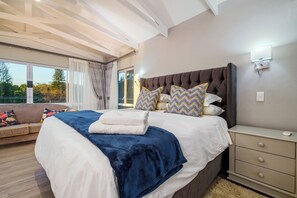 Quarto casal superior | 1 quarto, roupas de cama de algodão egípcio, roupas de cama premium