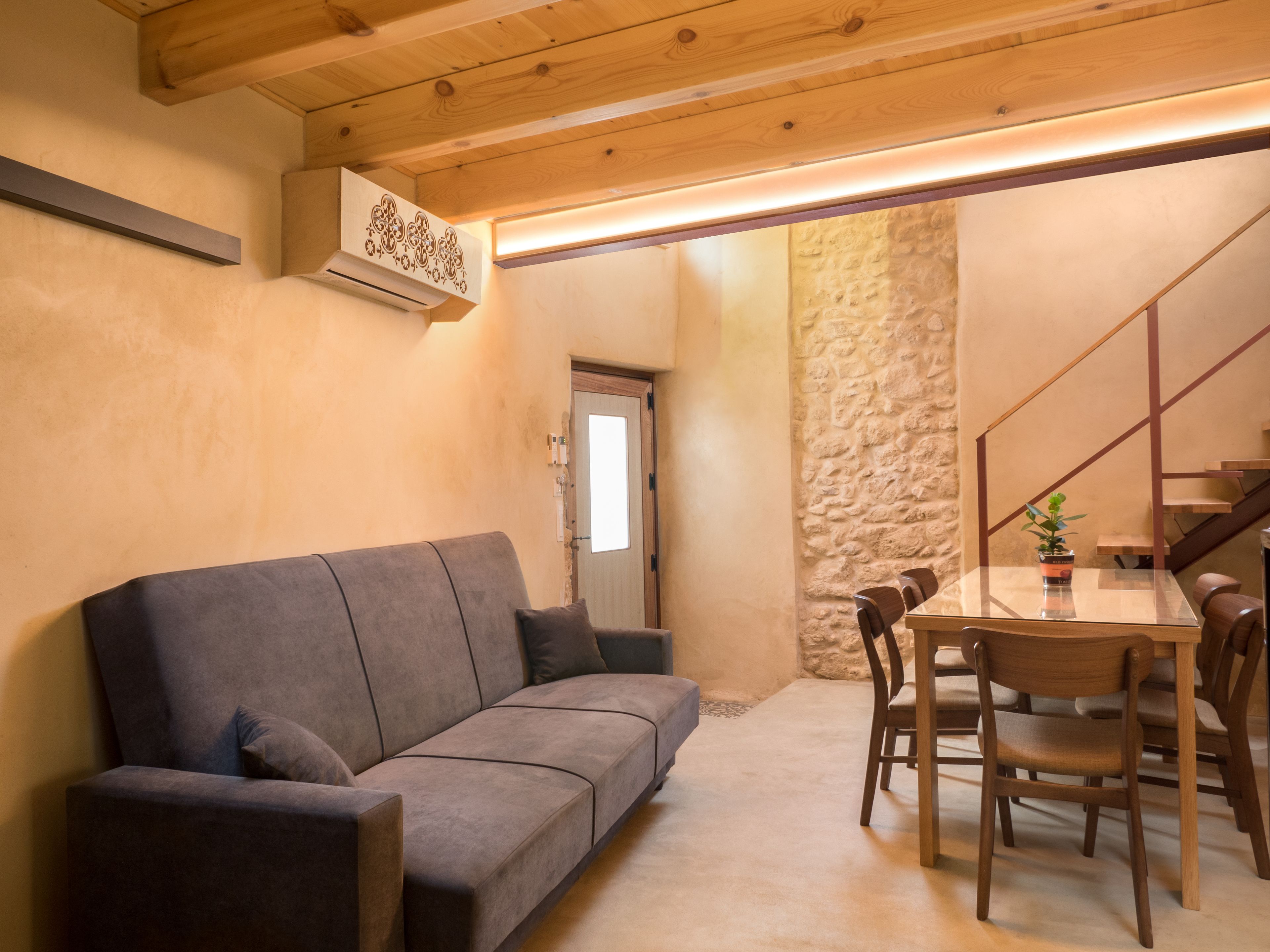 Villa, Sea View | Living area | 32-inch flat-screen TV with satellite channels, TV