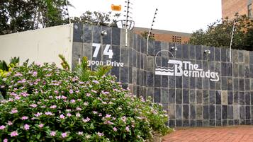 Fassade der Unterkunft