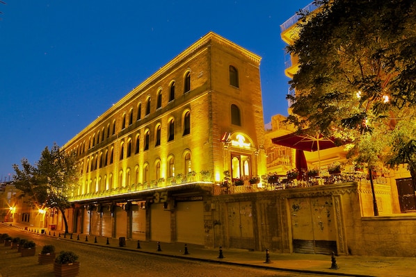 Front of property – evening/night