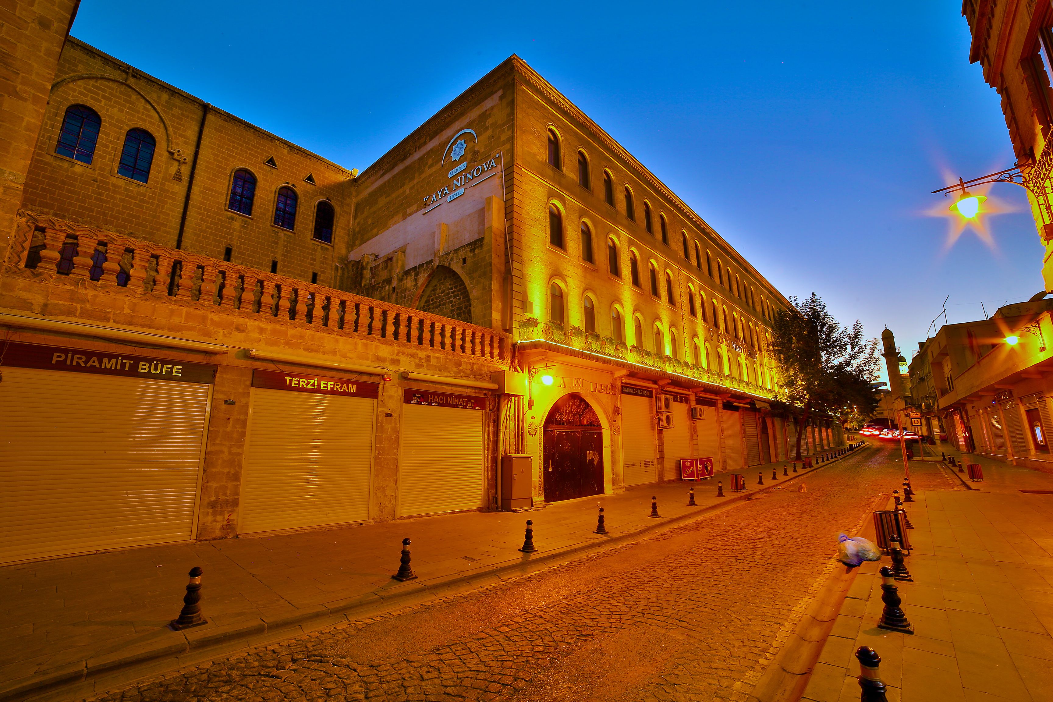 front of property – evening/night