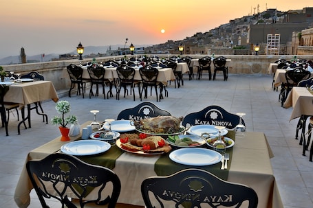 Outdoor wedding area
