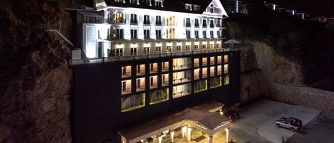 Front of property - evening/night