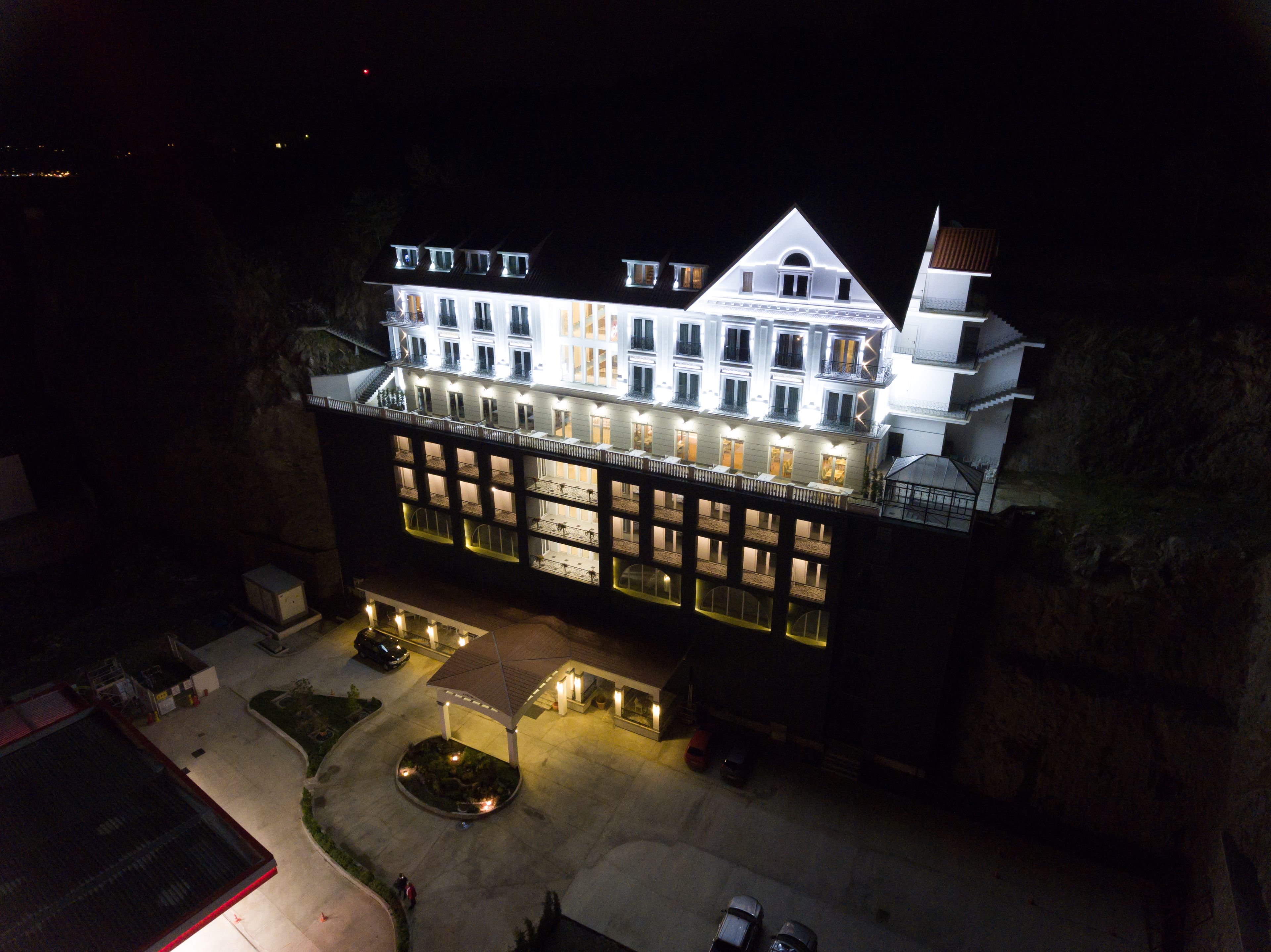 front of property – evening/night