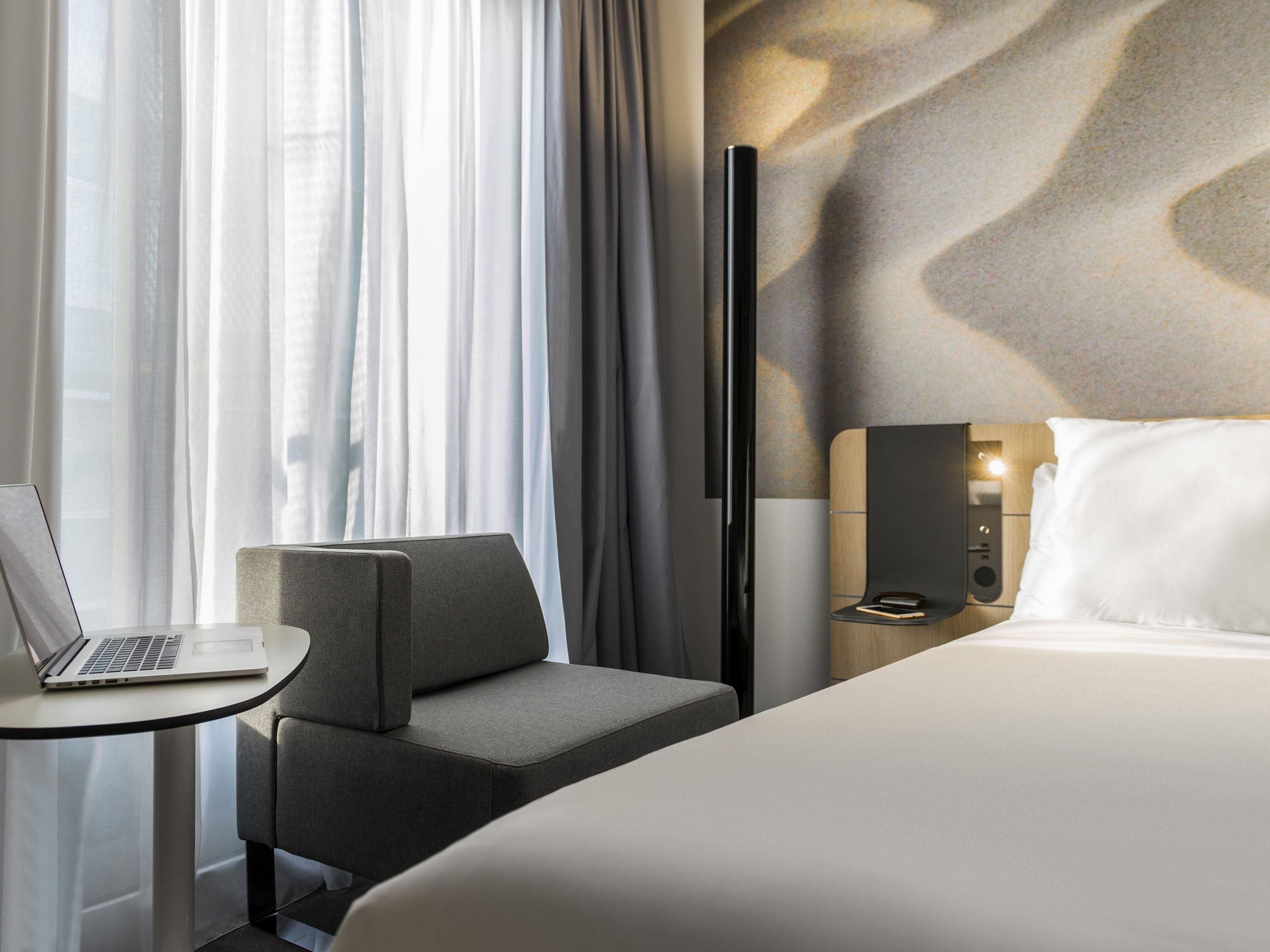 Minibar, in-room safe, blackout drapes, soundproofing