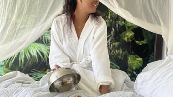 Signature Cabin, Pool View (Cabanon Jungle Paradise) | Hypo-allergenic bedding, minibar, individually decorated, bed sheets