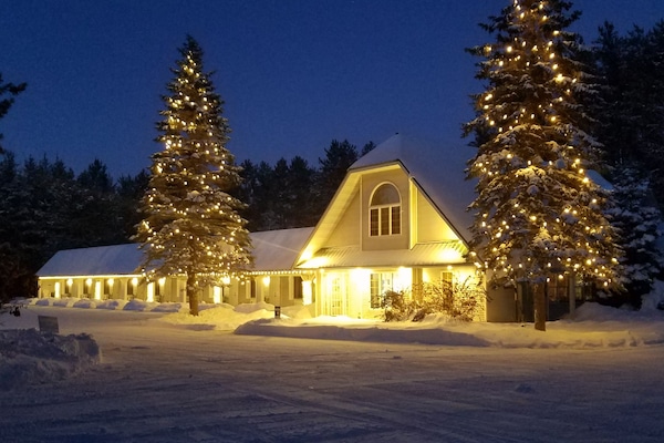 Front of property – evening/night