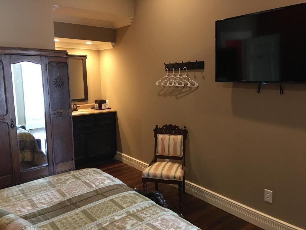 premium bedding, iron/ironing board, free wifi, bed sheets