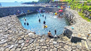 Nær stranden