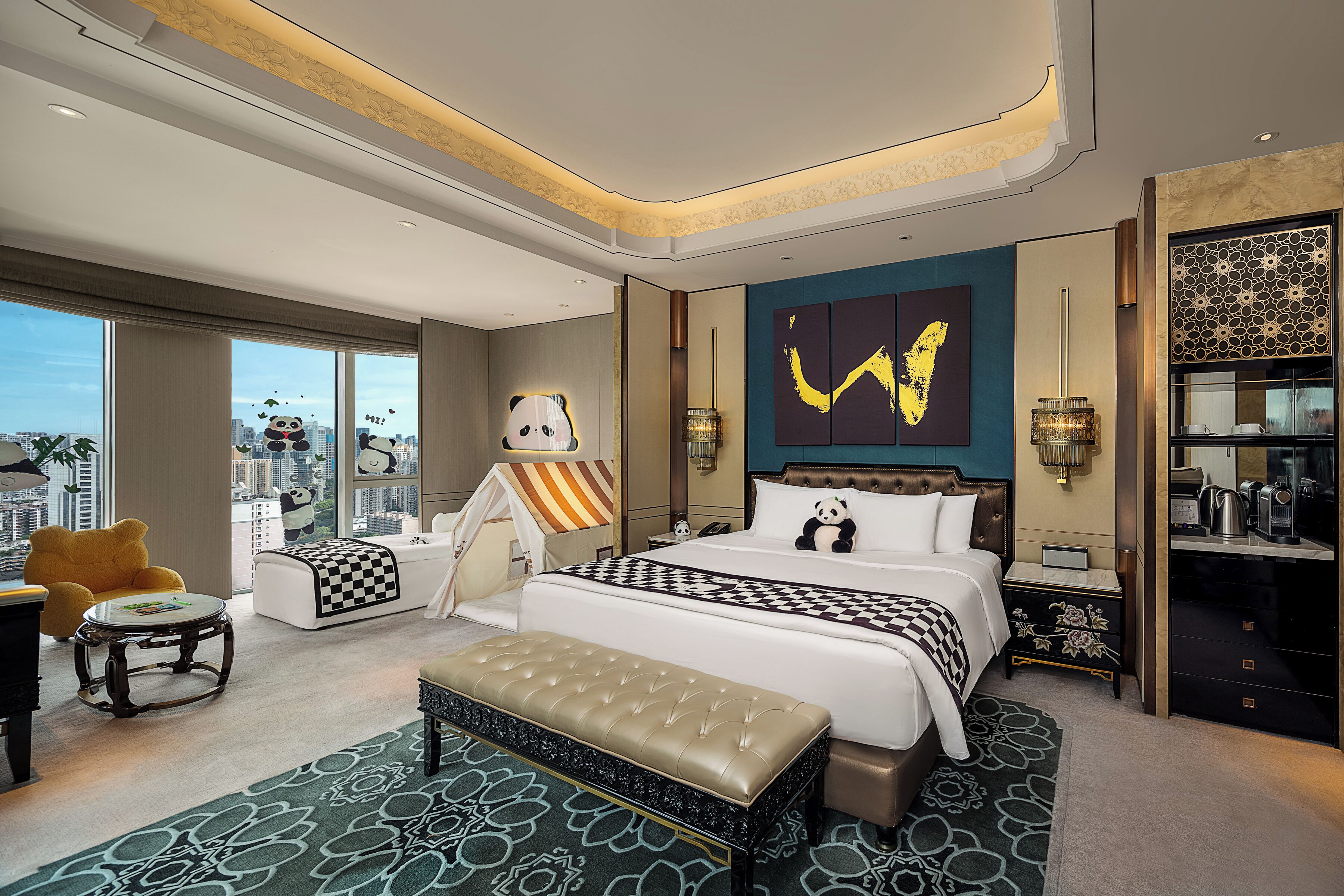 Grand Deluxe King Room with River View | Premium bedding, down comforters, minibar, in-room safe