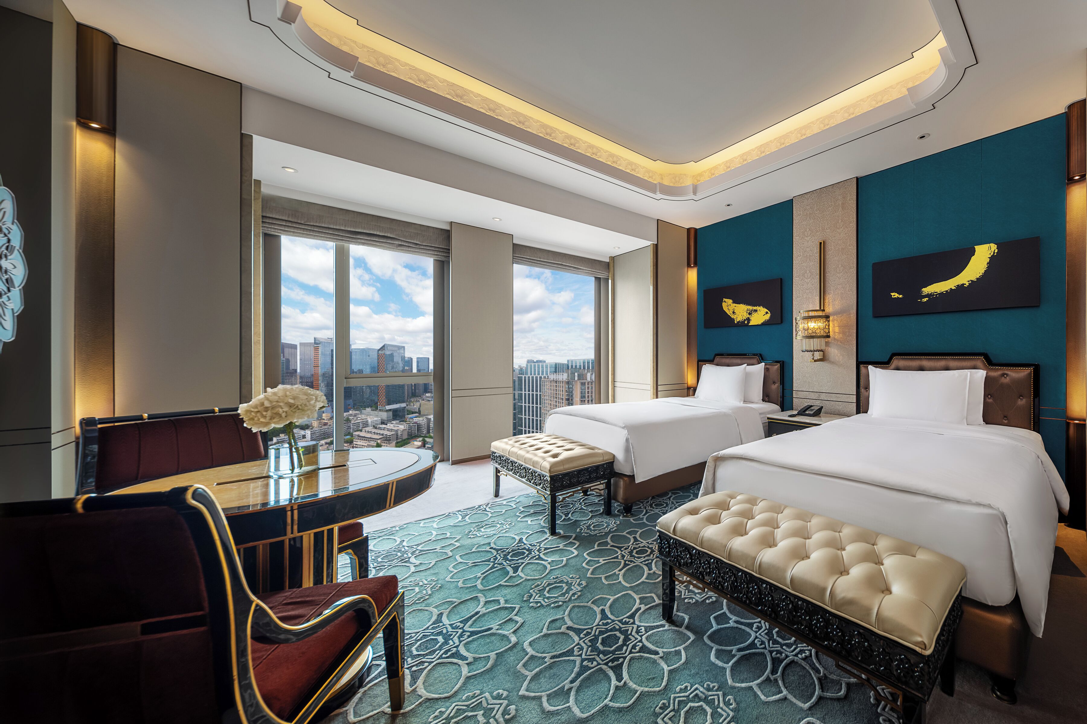 Grand Deluxe King Room with River View | Premium bedding, down comforters, minibar, in-room safe
