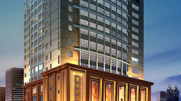 Front of property – evening/night