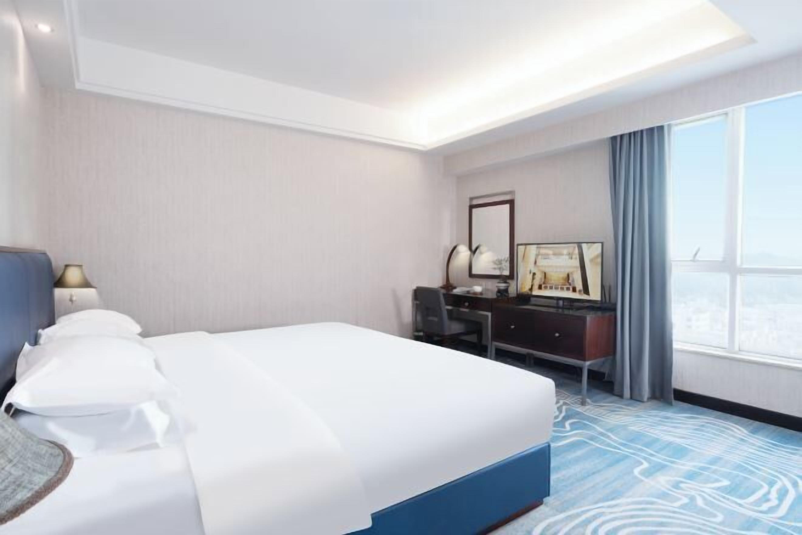 Minibar, in-room safe, desk, blackout curtains