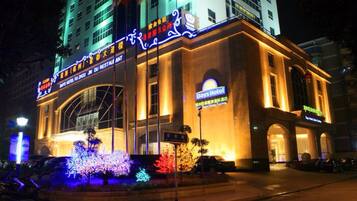 Front of property - evening/night