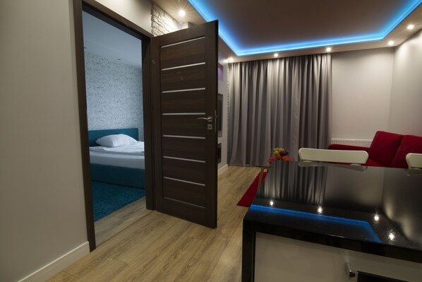 Deluxe Apartment (Panoramiczna 12) | Individually decorated, soundproofing, iron/ironing board - JAB Apartments Panoramika i Bandurskiego (Szczecin)