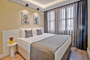 Basic Double or Twin Room | Premium bedding, minibar, free WiFi, bed sheets - Route Hotel Kaleici (Antalya)