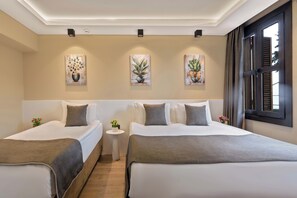 Basic Triple Room | Premium bedding, minibar, free WiFi, bed sheets - Route Hotel Kaleici (Antalya)