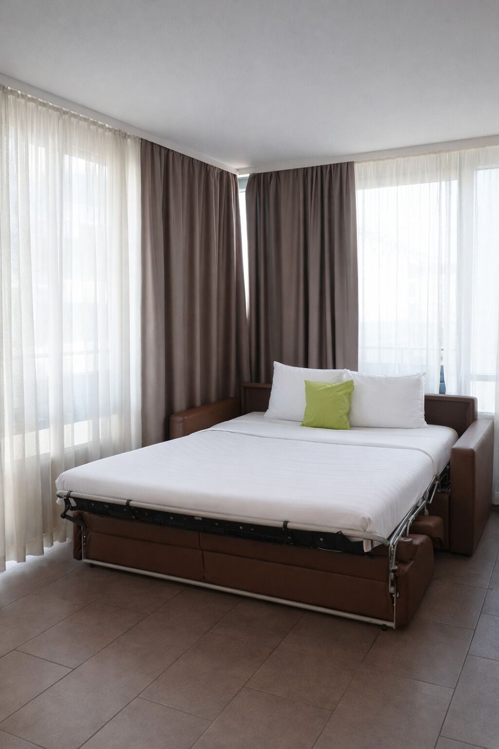 Superior Apartment, 1 Queen Bed with Sofa bed | Living area | Flat-screen TV