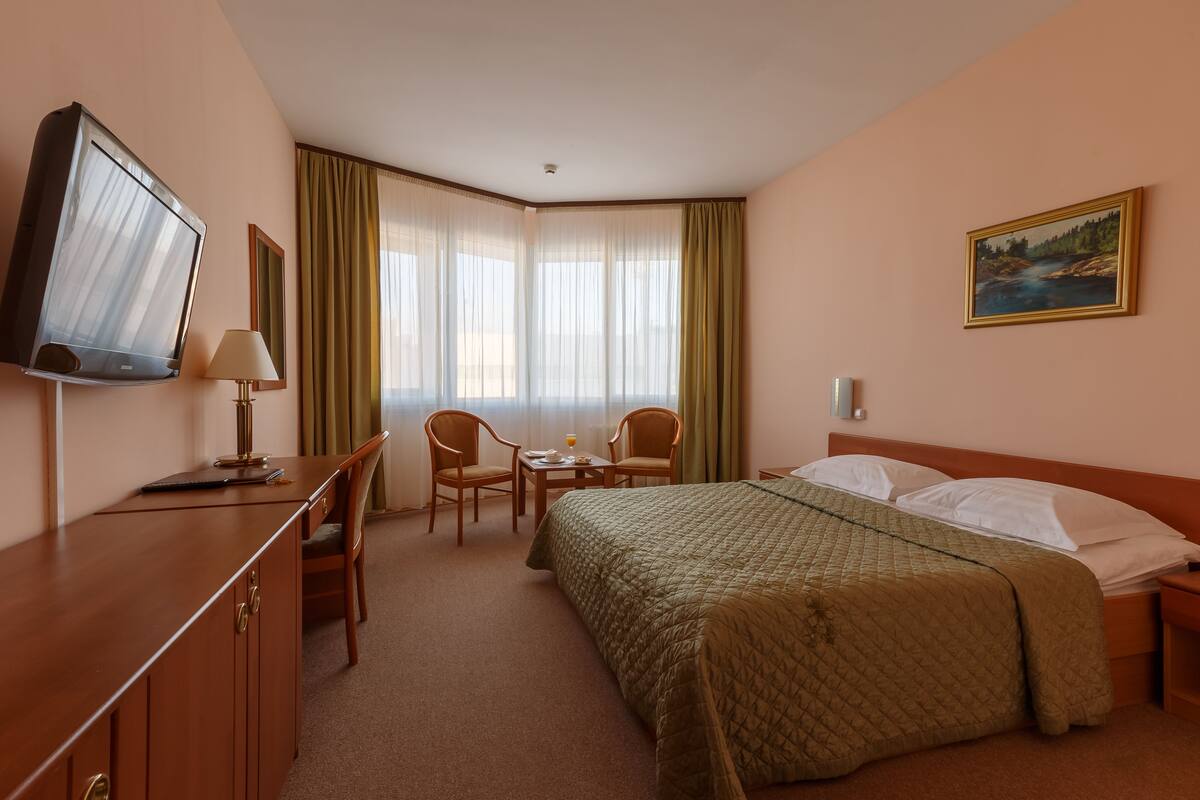 标准房, 1 间卧室 | 埃及棉床单、高档床上用品、记忆海绵床垫、迷你吧