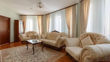 Egyptian cotton sheets, premium bedding, memory-foam beds, minibar