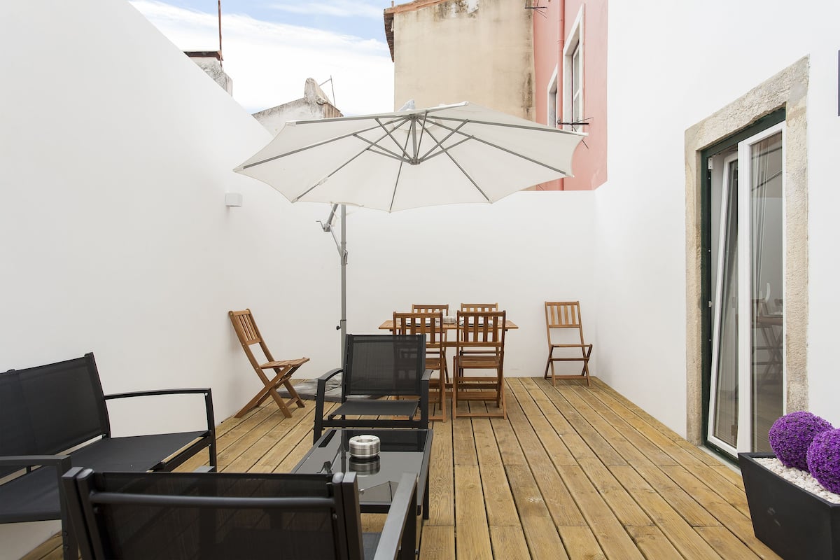Apartment, 2 Bedrooms, Terrace | Terrace/patio