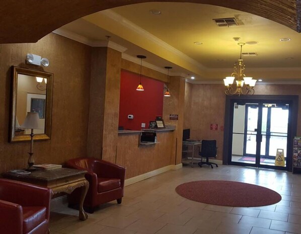 Sala de estar en el lobby