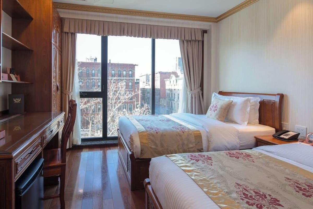 In-room safe, desk, blackout drapes, iron/ironing board