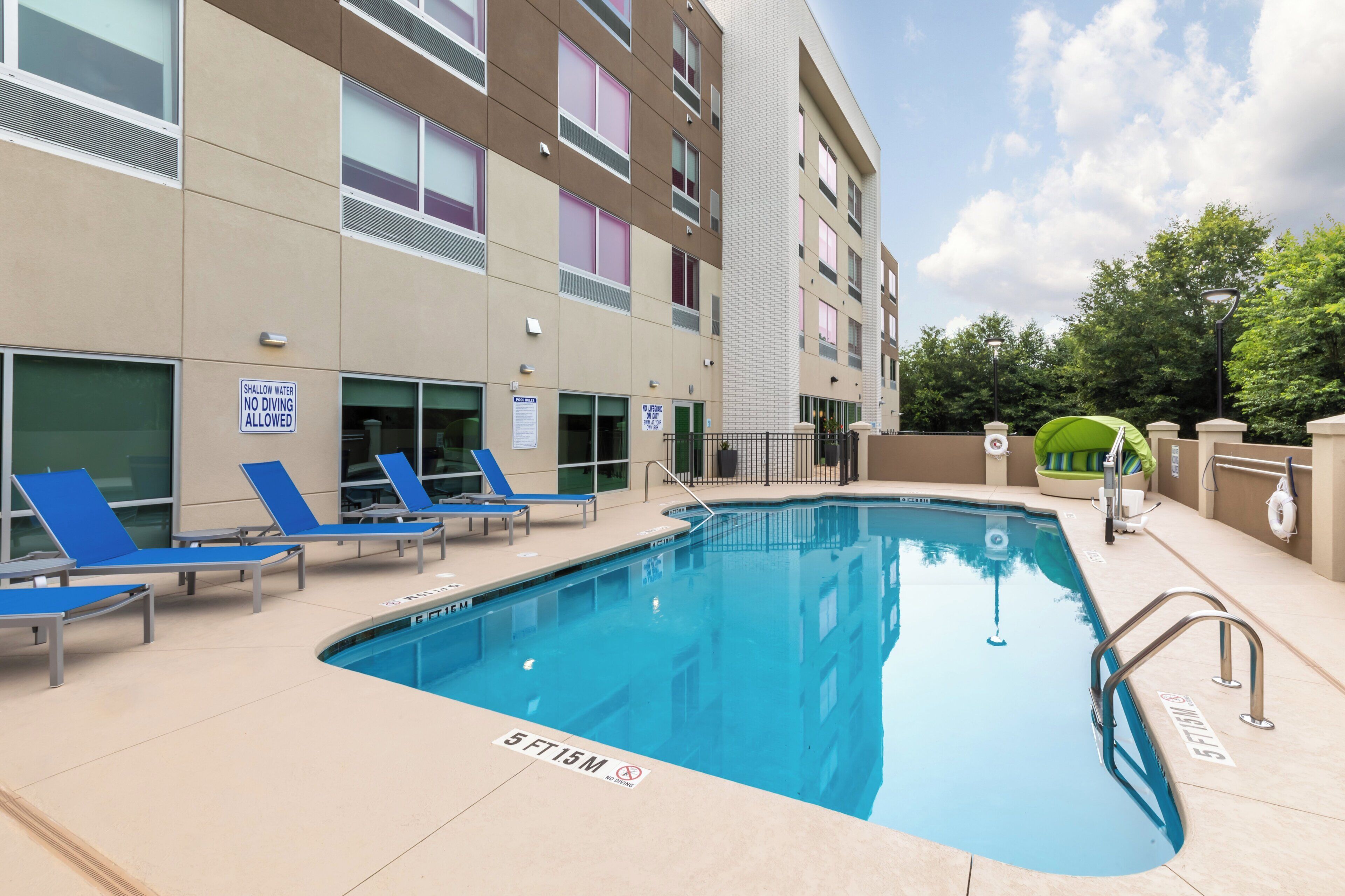 Seasonal outdoor pool