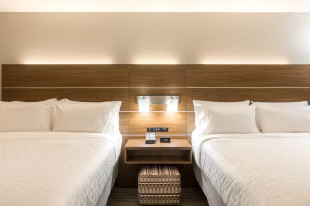 In-room safe, desk, blackout curtains, iron/ironing board