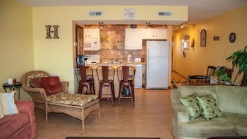 Condo, 1 Bedroom | Living area | TV, DVD player