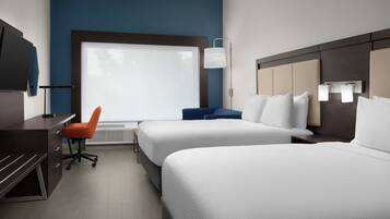 Suite, 2 Queen Beds, Accessible Bathtub | Premium bedding, in-room safe, desk, laptop workspace