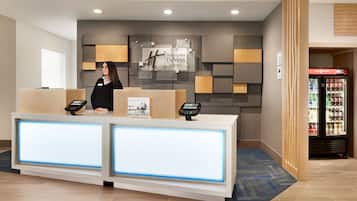 Check-in/check-out kiosk