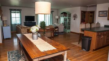 Cottage, 4 Bedrooms | Living room | TV, DVD player